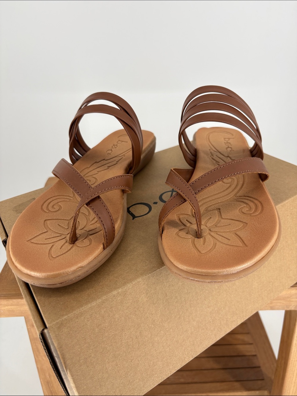 New BOC SHOES Women’s ALISHA Light Brown Strappy Women's Sandal size 9M - Picture 6 of 6